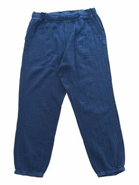 MELISSA NEPTON Navy Gauze Joggers